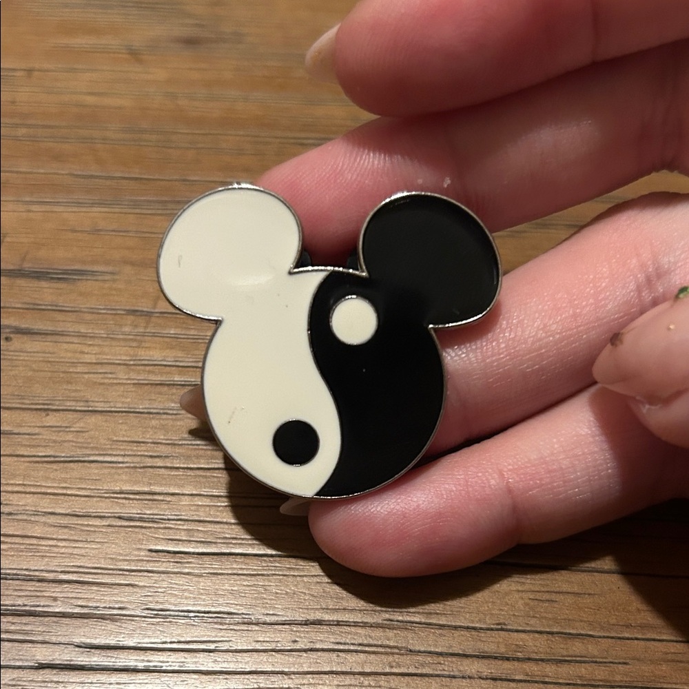 Disney Yin Yang Mickey-Style Trading Pin